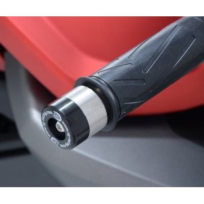 Load image into Gallery viewer, R&amp;G Racing Black Bar End Sliders For 2014-2024 Yamaha MT-07 FZ-07
