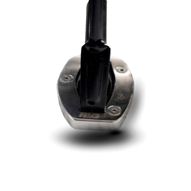 Load image into Gallery viewer, R&amp;G Racing Silver Kickstand Shoe For 2021-2023 Ducati Diavel 1260
