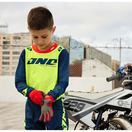 Motocross Jersey 242 One Industries X197 Neon Navy Motocross Jersey