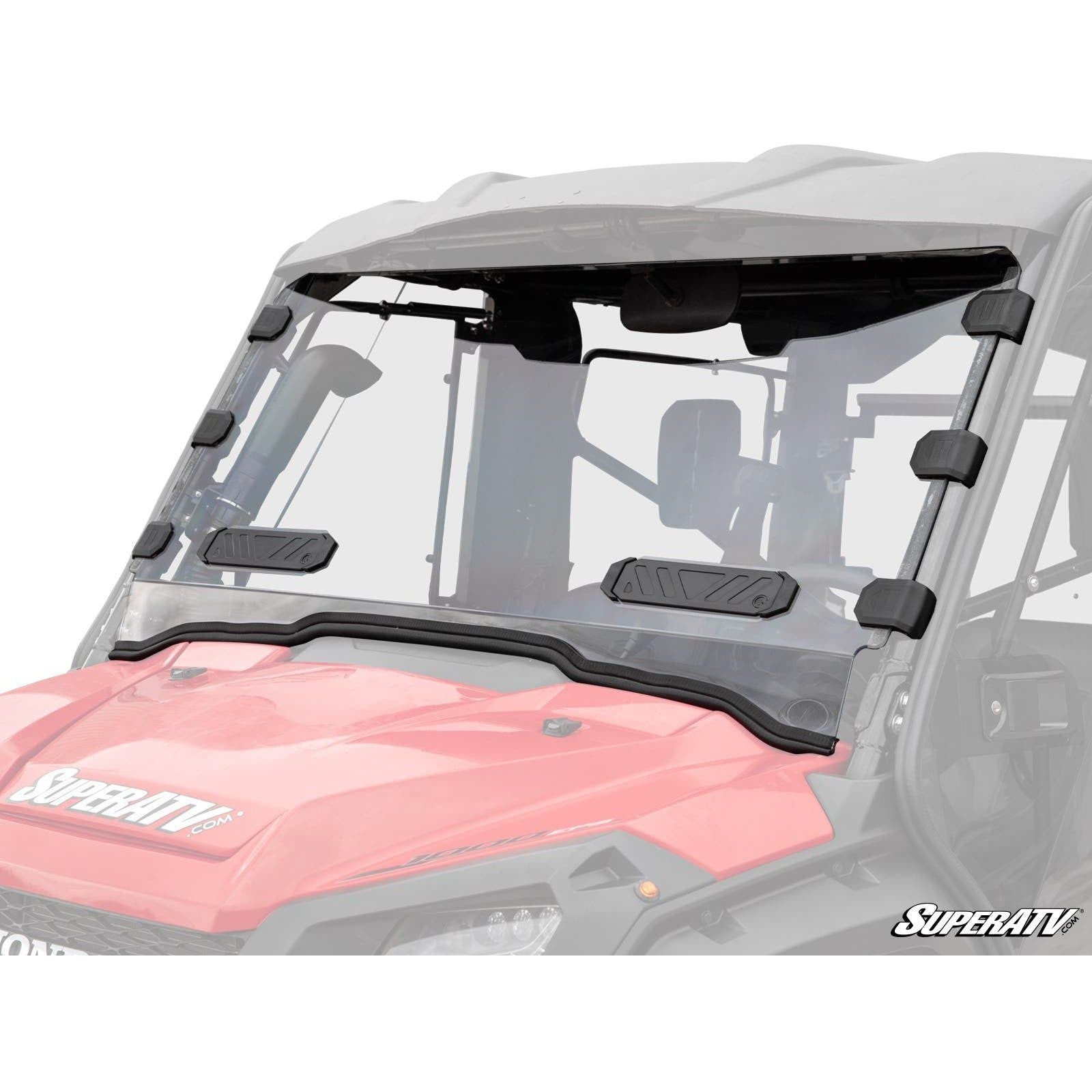 SuperATV Honda Pioneer 1000 Vented Full Windshield WS-H-PIO1K-V-70