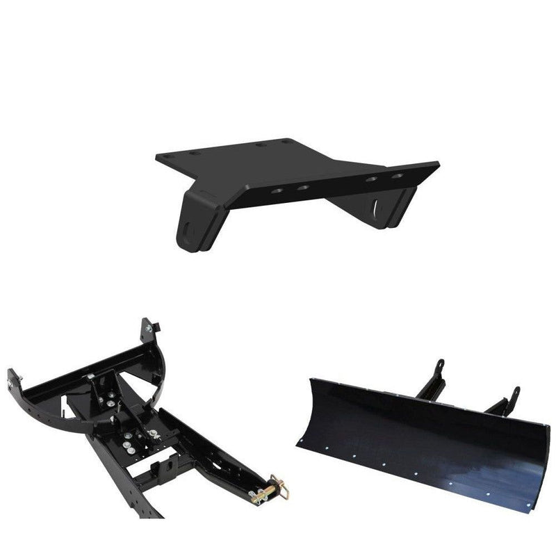 Load image into Gallery viewer, Denali Black UTV Snow Plow Kit For CF-Moto ZFORCE 1000 2018-2019
