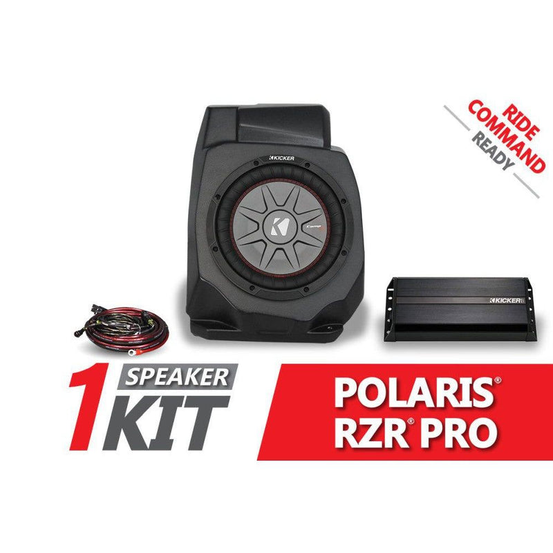 Load image into Gallery viewer, SSV Works Under Dash 10&quot; Subwoofer Enclosure With Ride Command For Polaris RZR Pro XP 2020-2022
