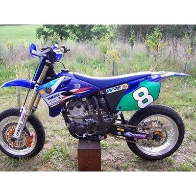 Load image into Gallery viewer, R&amp;G Racing Black Swingarm Protectors For 2000-2008 Honda XR650R
