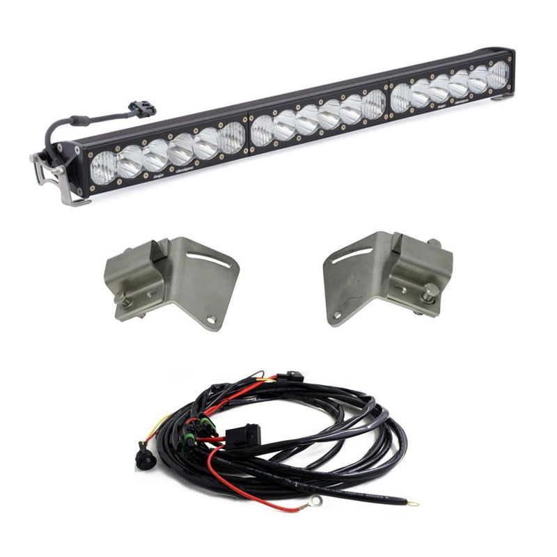 Load image into Gallery viewer, Baja Designs Grille Light Bar Kit 30 inch OnX6+ Series Driving/Combo Pattern Clear Lens 447769
