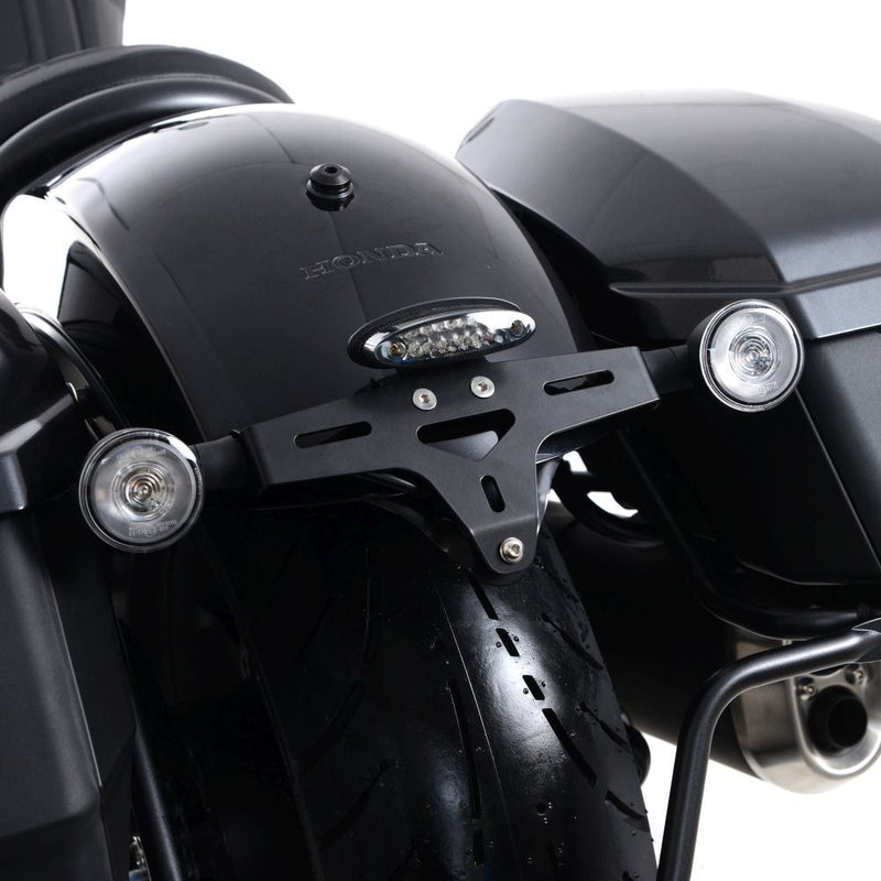 Load image into Gallery viewer, R&amp;G Racing Black Tail Tidy License Plate Holder For 2021-2022 Honda Rebel 1100 CMX1100
