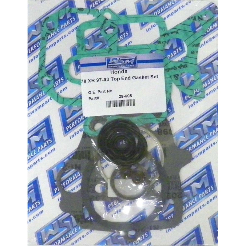 Load image into Gallery viewer, WSM Top End Gasket Kit For Honda 70 CRF-F / XR 97-12 29-605
