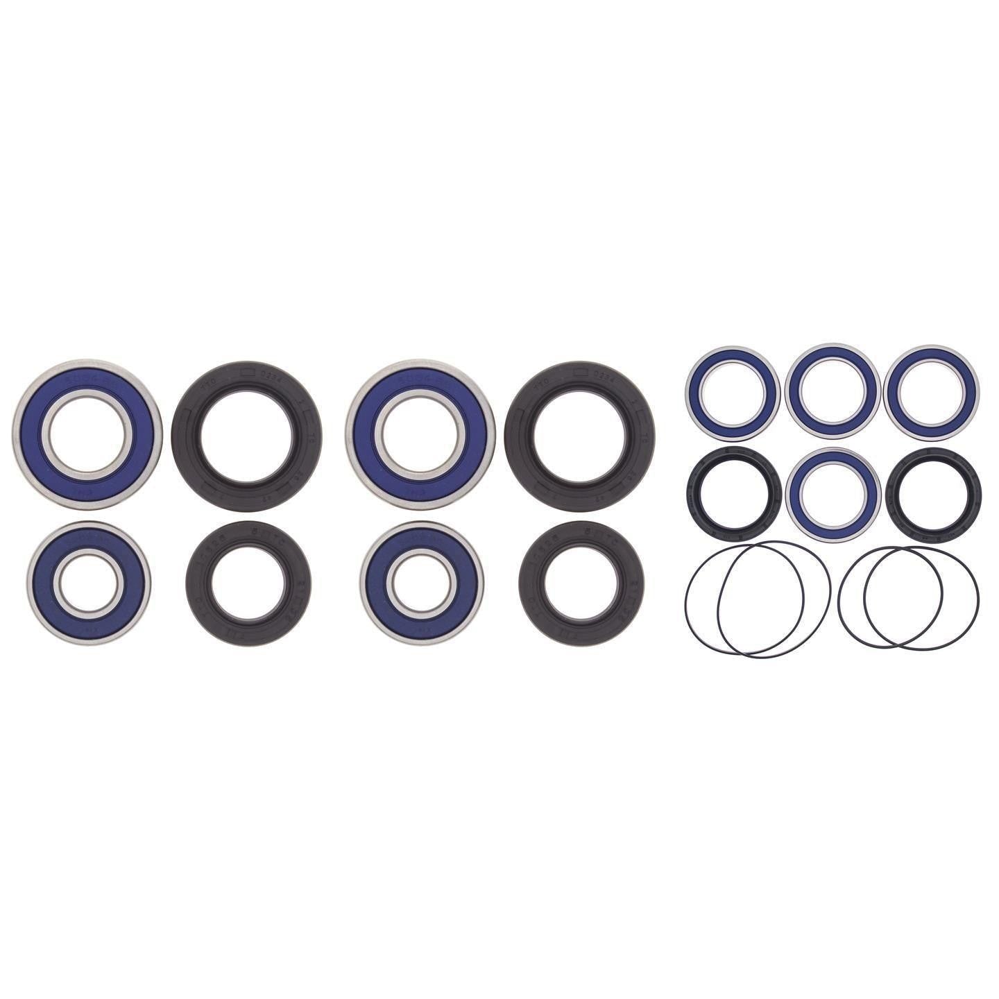 Complete Bearing Kit for Front and Rear Wheels fit Yamaha YFZ450 06-09