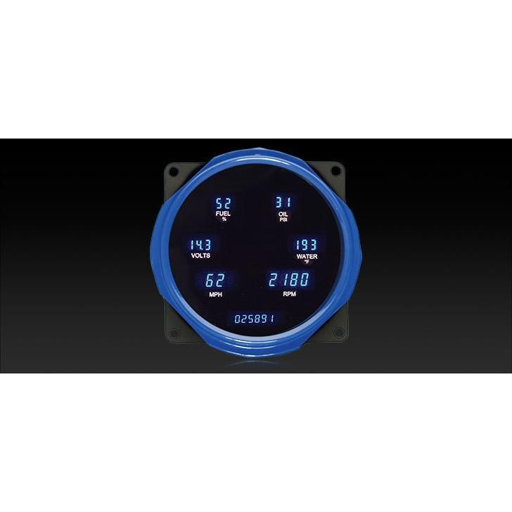 Load image into Gallery viewer, Dakota Digital 1955-1986 Jeep CJ Series III Gauge Kit with Teal/Blue Display VFD3-55J-CJ-Z
