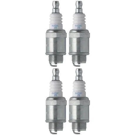 Set of 4 NGK Standard Spark Plugs Kawasaki MULE 2510 GAS 2005-1993 Engine 620cc