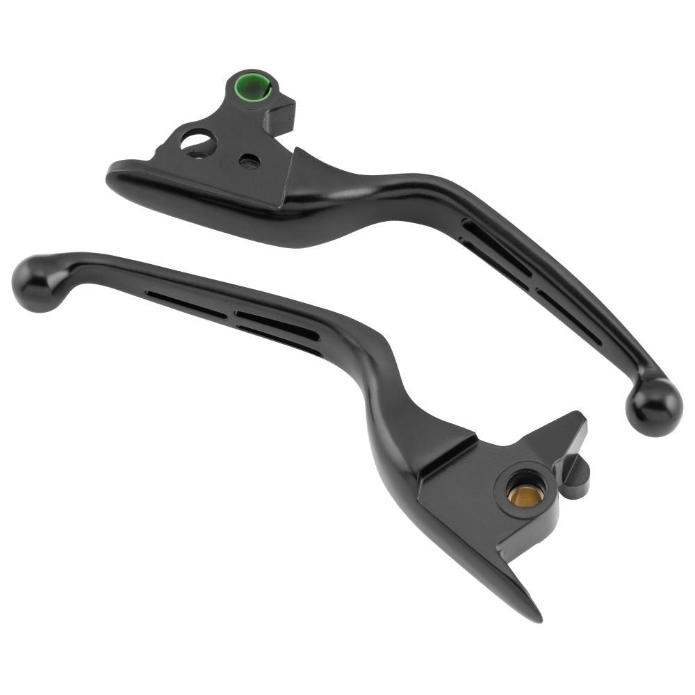 Bikers Choice Dual Slotted Lever For - 053575 Pair Black