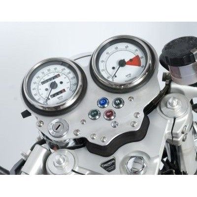 R&G Racing Silver Instrument Panel For 2008-2013 Triumph Thruxton 900 IF0002SI