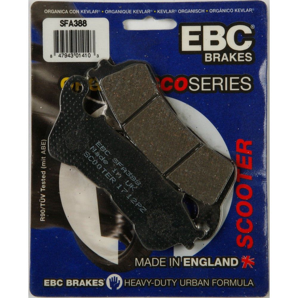 EBC 1 Pair Premium SFA Organic OE Replacement Brake Pads MPN SFA388