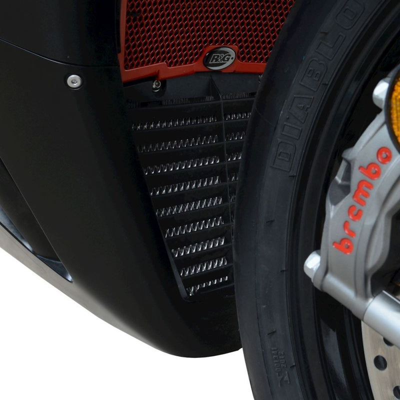 Load image into Gallery viewer, R&amp;G Racing Titanium Oil Cooler Guard OCG0039TI
