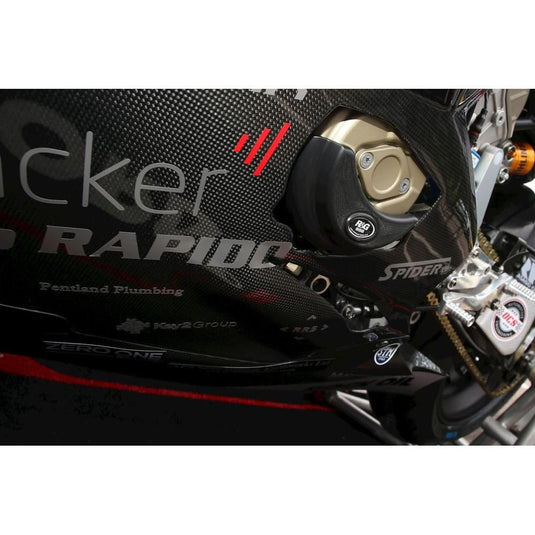 R&G Racing Black Engine Case Sliders LHS ECS0148BK