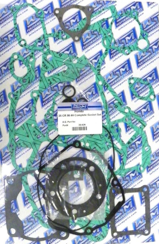 Load image into Gallery viewer, WSM Complete Gasket Kit For Honda 125 CR 98-99 25-626
