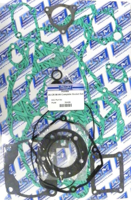 WSM Complete Gasket Kit For Honda 125 CR 98-99 25-626