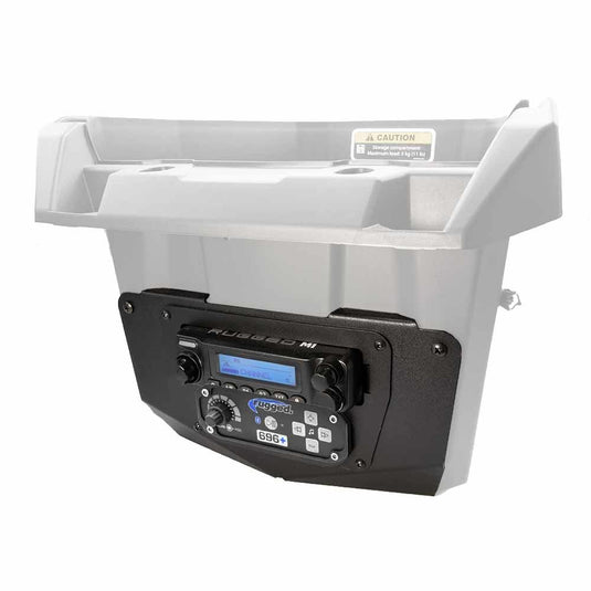 Rugged Radios Can-Am Commander and Maverick Complete Communication Kit with Bluetooth Intercom and 2-Way Radio - Glove Box Mount