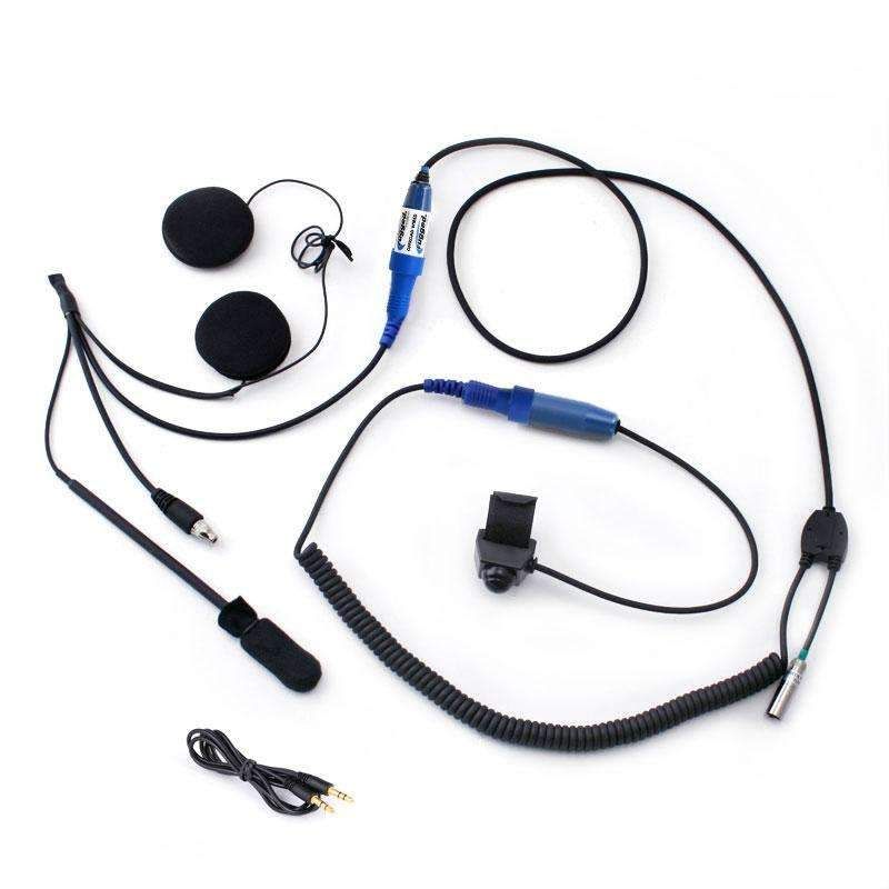 Load image into Gallery viewer, Rugged Radios RACE SERIES Complete Motorcycle Communication Kit with OFFROAD Cables MC-BASIC
