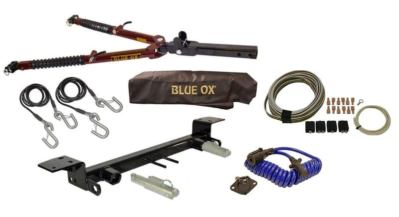Load image into Gallery viewer, Blue Ox Ascent (7,500 lb) Tow Bar &amp; Baseplate Combo fits Select Jeep Wrangler/Wrangler Unlimited (JL) (All Models w/Standard Bumper) (Includes 392 &amp; 4XE) With Towed Vehicle Light Kit
