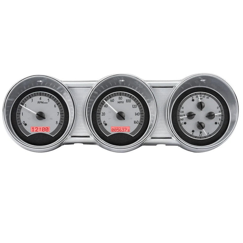 Load image into Gallery viewer, Dakota Digital 1962-1963 Ford Fairlane VHX Silver Red Display Gauge Kit VHX-62F-FAR-S-R
