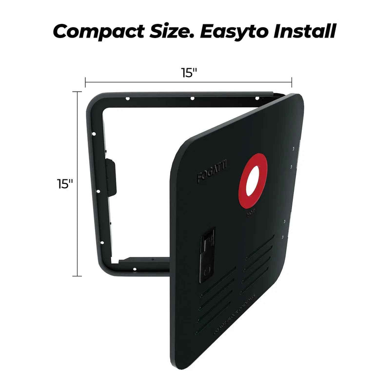 Load image into Gallery viewer, Fogatti RV Tankless Water Heater Door - 15 x 15 inches
