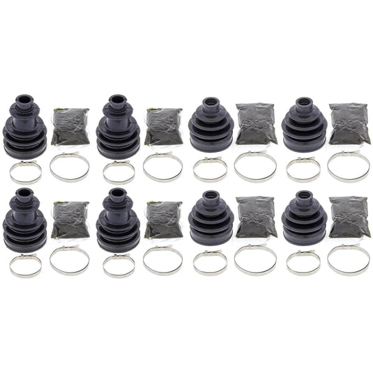 Complete Front & Rear Inner & Outer CV Boot Repair Kit X5 TERRALANDER 500 11-14