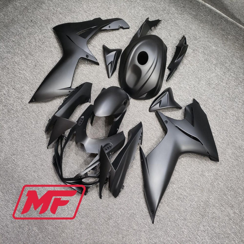 Load image into Gallery viewer, Monster Fairings Full Kit Suzuki GSXR600-750 11-22 Matte Black + Windshield + Gas Tank Cover
