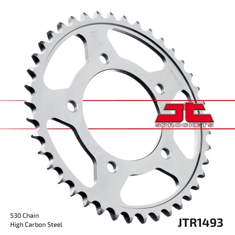 Load image into Gallery viewer, JT Sprockets Rear Steel Sprocket 42 Tooth 42T 530 Chain For Kawasaki Ninja ZX14R ZX1400 ABS 2013-15 JTR1493.42
