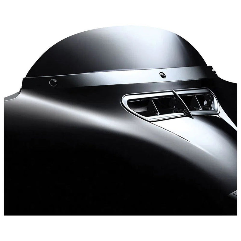 Load image into Gallery viewer, Kuryakyn Black Batwing Fairing Windshield Trim Accent Cover Harley Touring 1389
