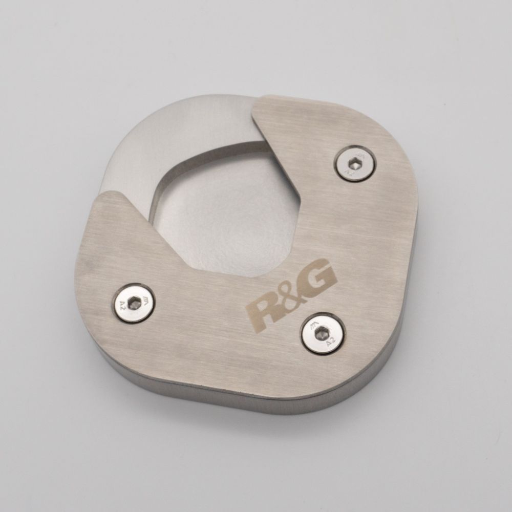R&G Racing Silver Kickstand Shoe For 1989-1996 Yamaha 750 Super Tenere PKS0172SI