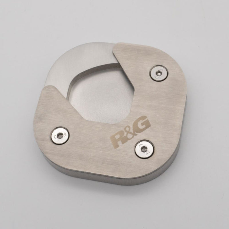 Load image into Gallery viewer, R&amp;G Racing Silver Kickstand Shoe For 1989-1996 Yamaha 750 Super Tenere PKS0172SI
