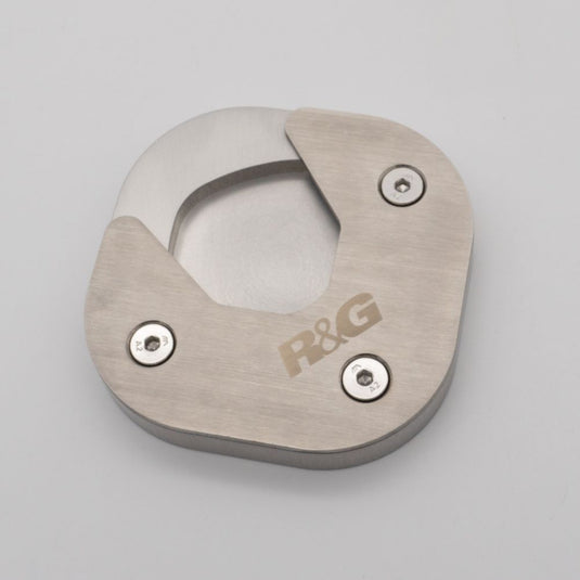 R&G Racing Silver Kickstand Shoe For 1989-1996 Yamaha 750 Super Tenere PKS0172SI