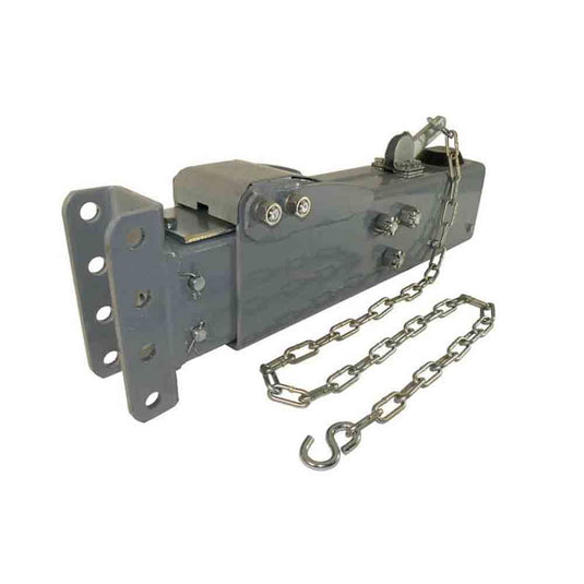 Dexter / Titan Model 20 4-Hole 3-Position Vertical Adjustable Channel, 20K Surge Brake Actuator Weld-On Center Mount for Drum Brake Systems