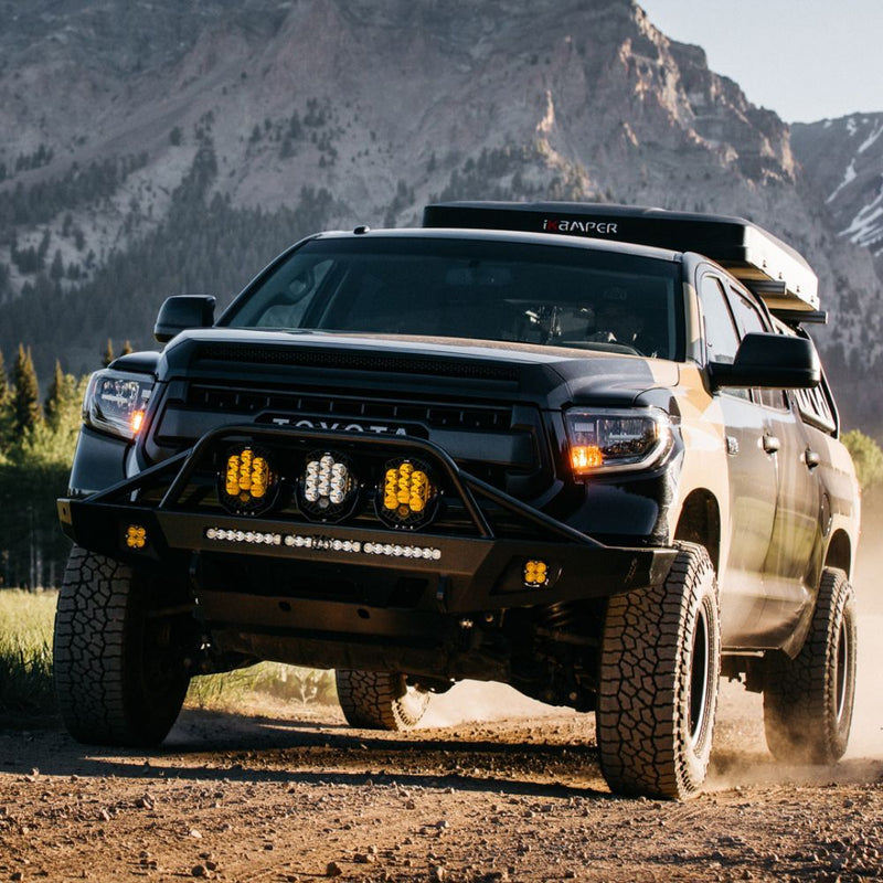 Load image into Gallery viewer, Baja Designs Auxiliary LED Light Pod Each Baja Amber Backlight L9 Pro Series Driving/Combo Pattern Baja Amber Lens Universal 320013
