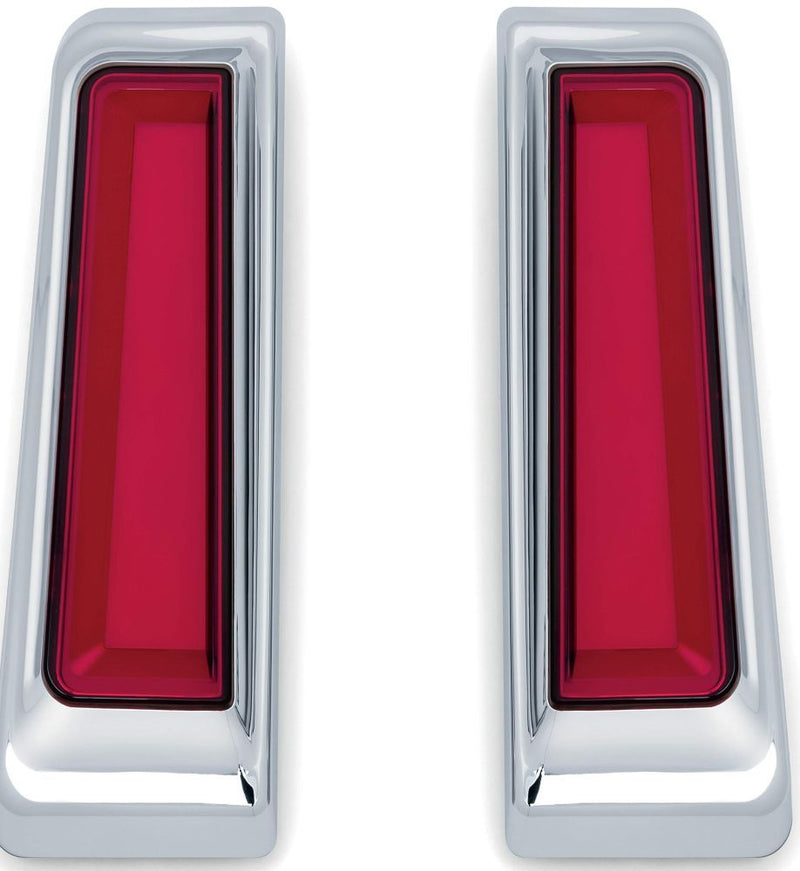 Load image into Gallery viewer, Kuryakyn Tracer LED Inserts for Saddlebag Supports Chrome
