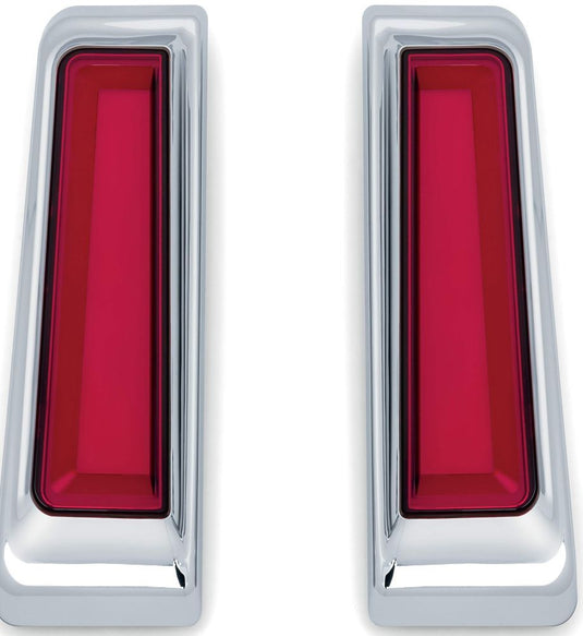 Kuryakyn Tracer LED Inserts for Saddlebag Supports Chrome