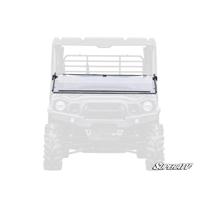 SuperATV Kawasaki Mule Pro Scratch Resistant Flip Down Windshield FDWS-K-MULE-FXT-70