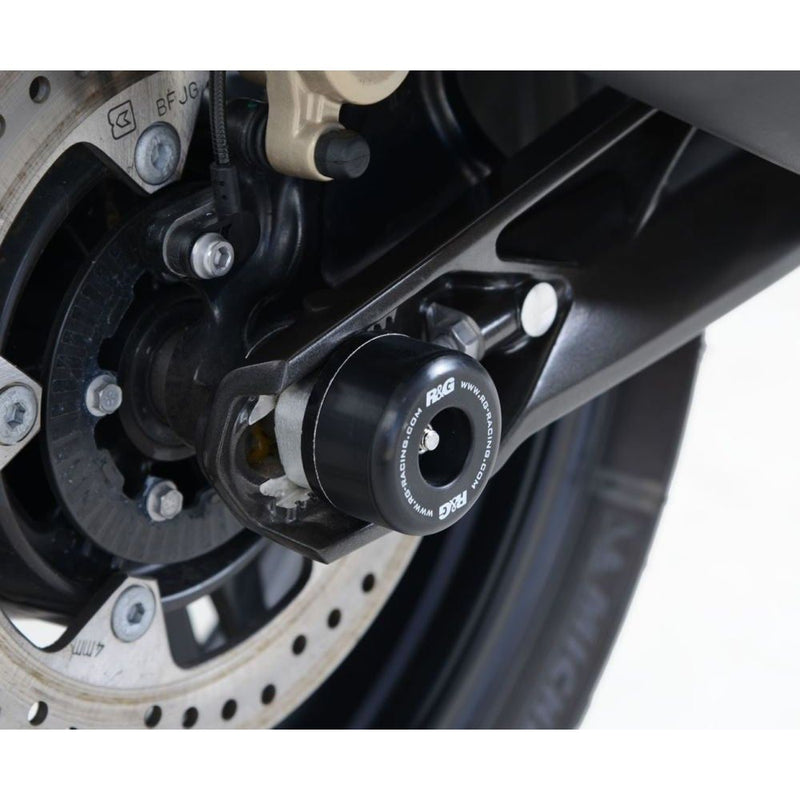 Load image into Gallery viewer, R&amp;G Racing Black Swingarm Protectors For 2017-2024 BMW G310GS
