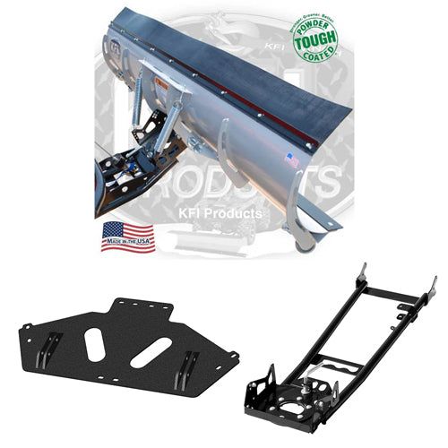 Load image into Gallery viewer, KFI UTV 66&quot; Snow Plow Kit Combo Arctic Cat Wildcat Trail Sport 700 2014-2018 NEW
