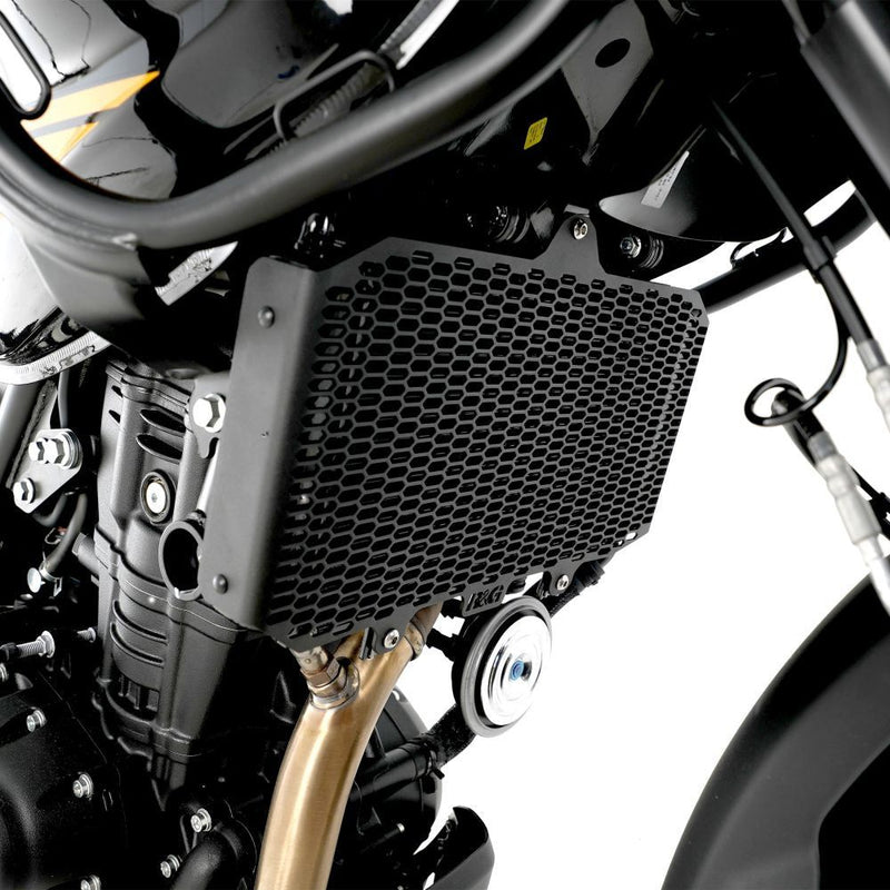Load image into Gallery viewer, R&amp;G Racing Matt Black PRO Radiator Guard For 2024-2024 Royal Enfield Himalayan 450
