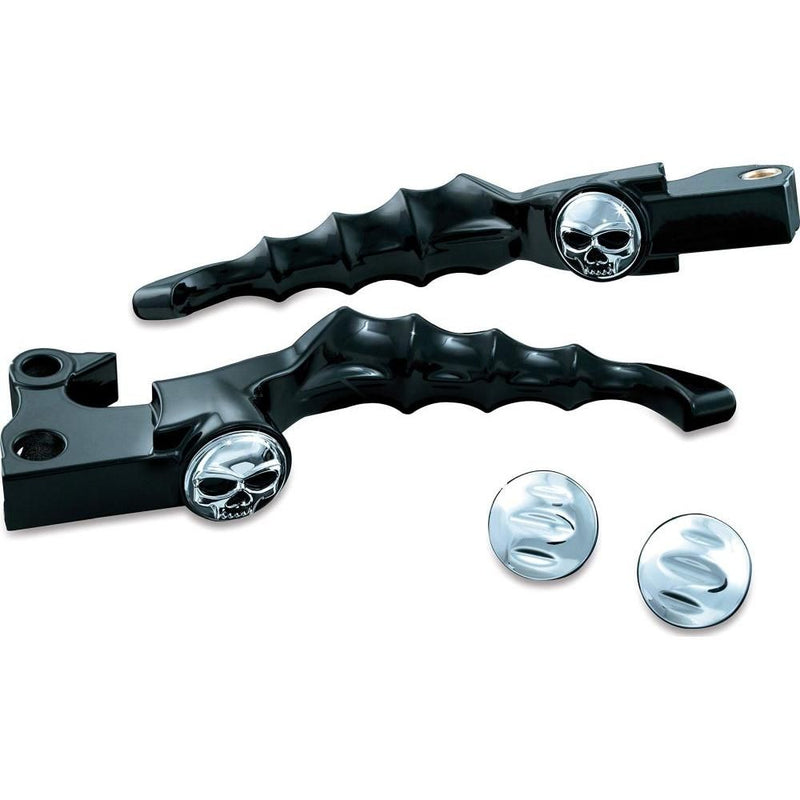 Load image into Gallery viewer, Kuryakyn Zombie Levers for V-Twins Black
