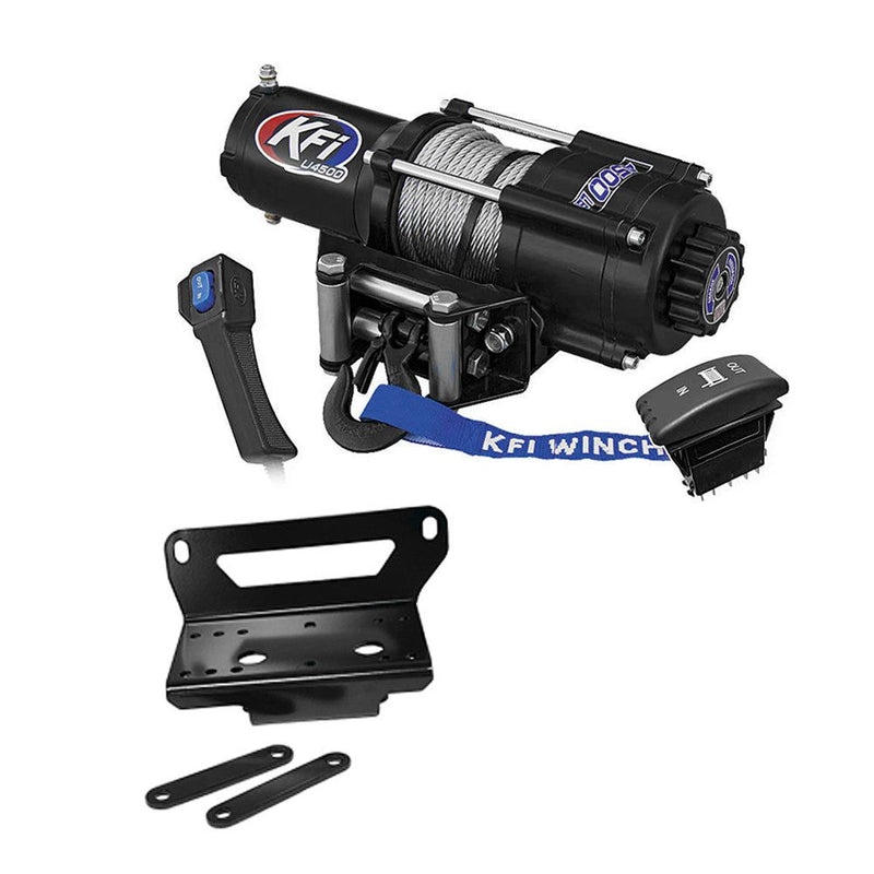 Load image into Gallery viewer, 4500 lb KFI Winch Combo Kit (M5) For 2012-2016 John Deere Gator XUV 550
