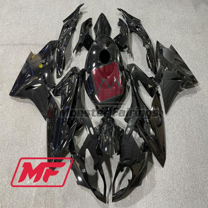 Monster Fairings Full Kit BMW S1000RR 17-18 Gloss Black + Windshield + Gas Tank Cover
