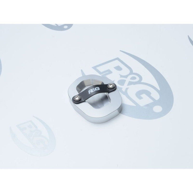 Load image into Gallery viewer, R&amp;G Racing Silver Kickstand Shoe For 2015-2019 BMW S1000XR PKS0082SI
