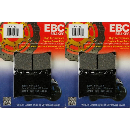EBC Brake Pad Front Kit FA123 for Yamaha Royal Star Venture 1300 1999-2007