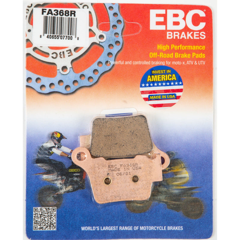 Load image into Gallery viewer, EBC 1 Pair HH Sintered Superbike Brake Pads MPN FA368R
