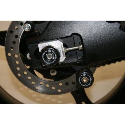 Load image into Gallery viewer, R&amp;G Racing Black Swingarm Protectors For 2023-2024 Suzuki Vstrom 1050 DL1050
