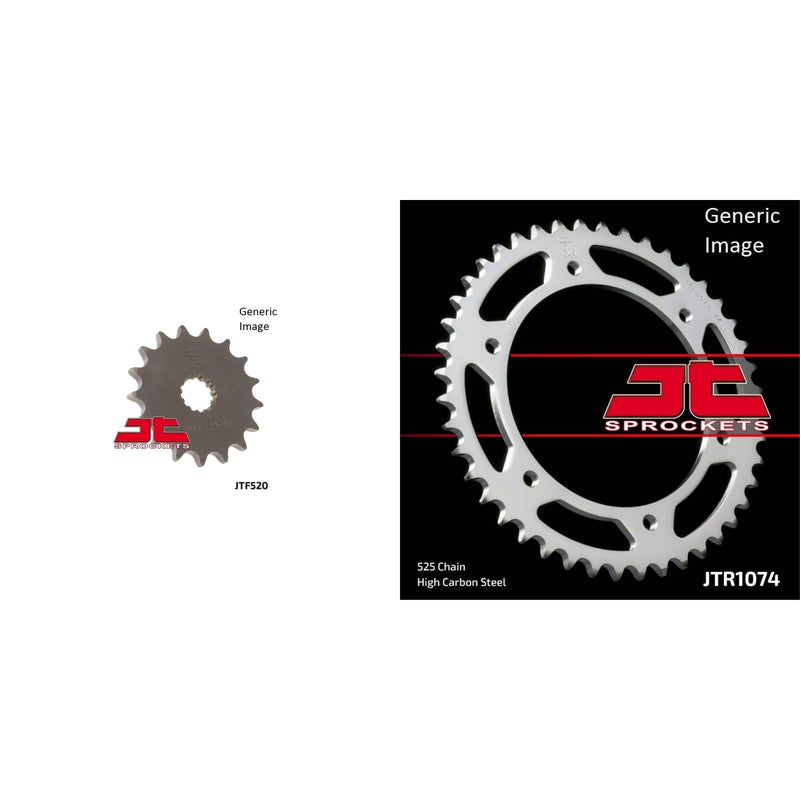 Load image into Gallery viewer, Front &amp; Rear Sprocket Kit for Street HYOSUNG GT650 S 2005-2009
