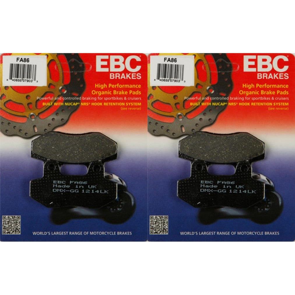 EBC Brake Pad Front Kit FA86 for Hyosung MS3-125 2006-2007