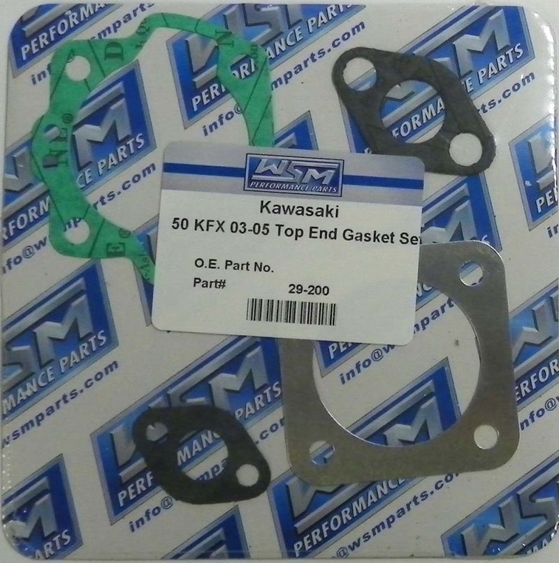 Load image into Gallery viewer, WSM Top End Gasket Kit For Kawasaki 50 KFX / LT 02-06 29-200
